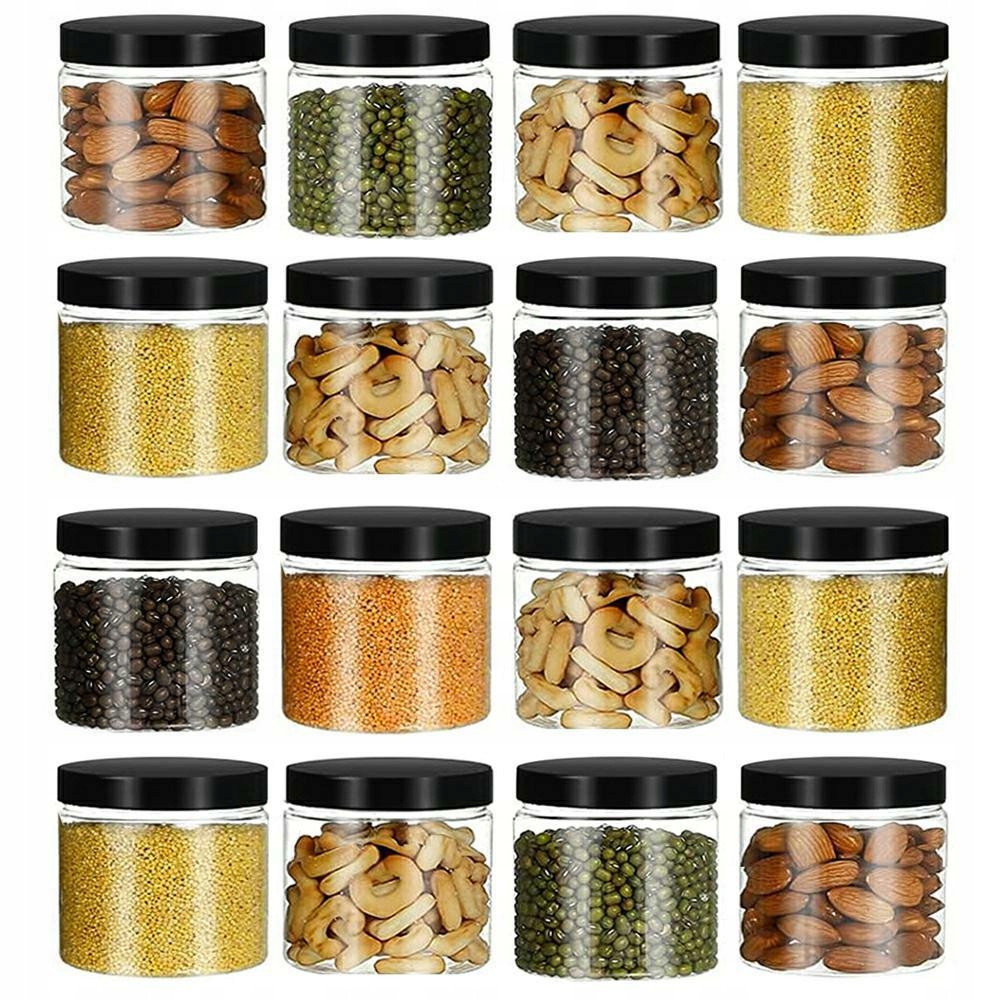 16x Słoik Pojemnik Plastikowy Na Przyprawy 100ml