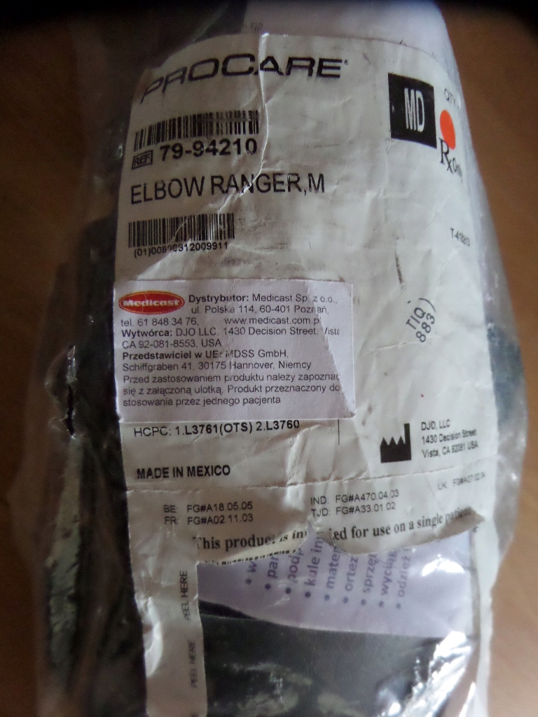 ELBOW RANGER orteza stawu łokciowego PROCARE M 12033384088