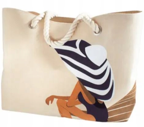 torba Yves Rocher pojemna na zakupy torebka codzienna