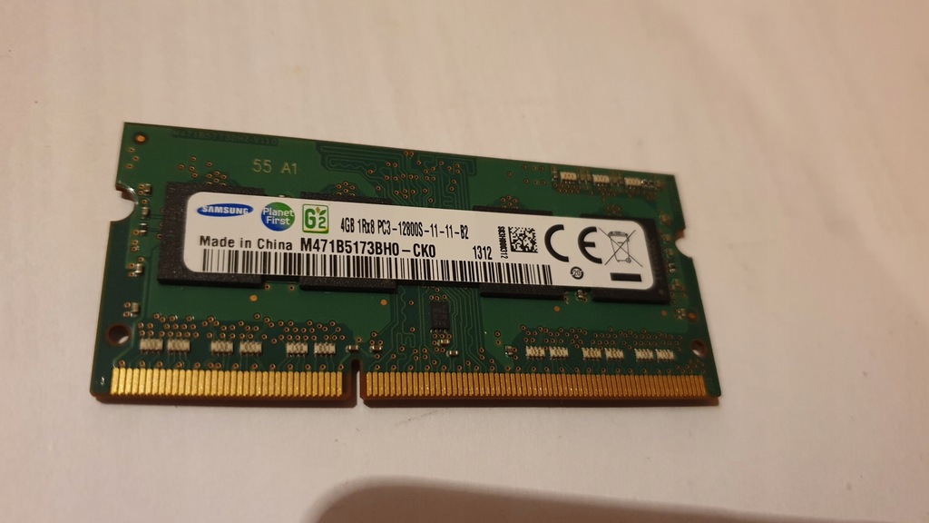 RAM SAMSUNG 4GB PC3 DDR3 12800S 1600MHz