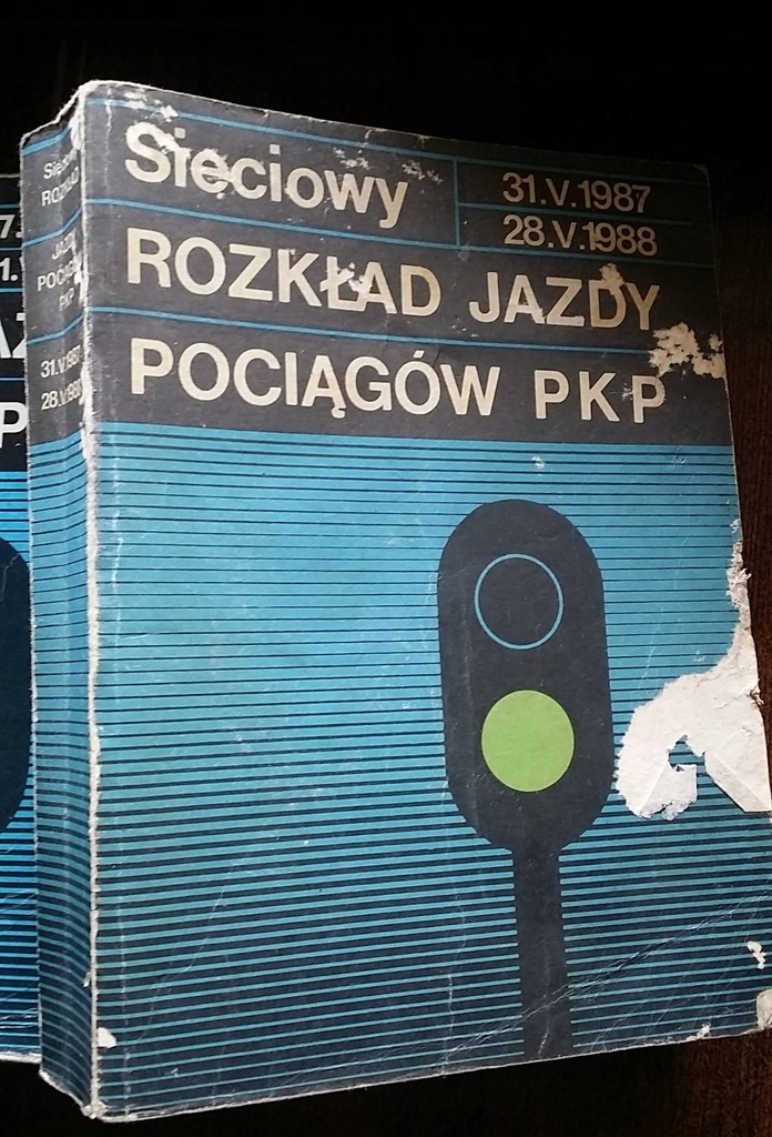 SIECIOWY ROZKŁAD JAZDY POCIĄGÓW 1987/1988 + ERRATA