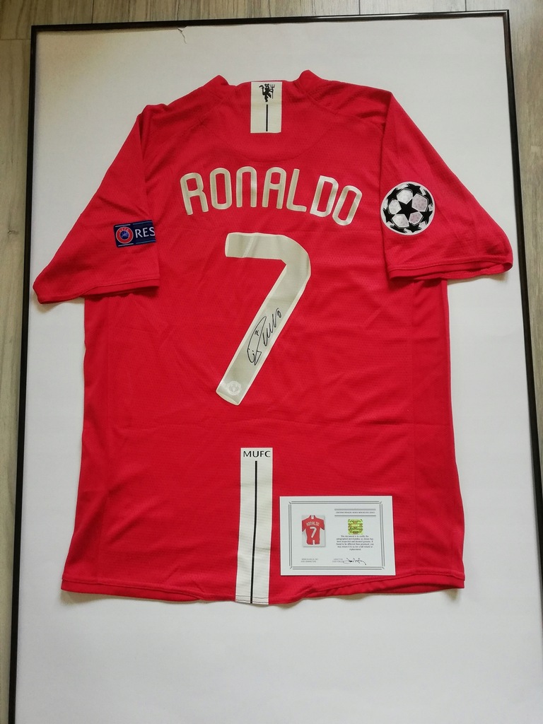 AUTOGRAF RONALDO MANCHESTER UNITED Klasyk.