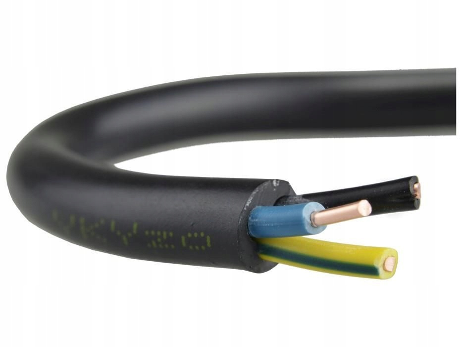 Kabel ziemny przewód prądowy YKY 3x2,5 krążek 100m