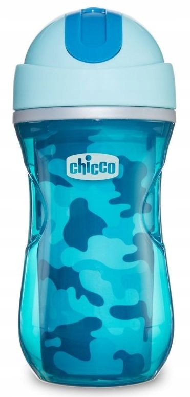 CHICCO SPORT KUBEK NIEKAPEK ZE SŁOMKĄ 266ml