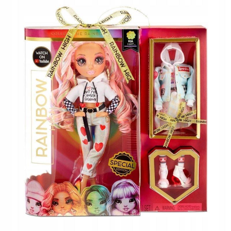 RAINBOW HIGH FASHION DOLL KIA HART (2SZT), MGA