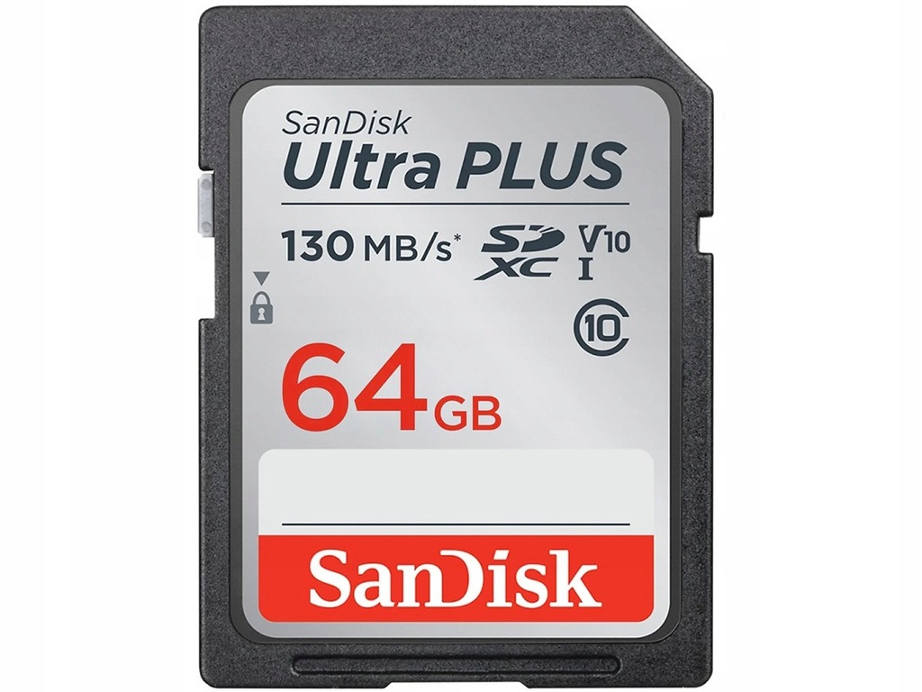 Karta pamięci SanDisk Ultra PLUS 64GB V10 U1 SDXC