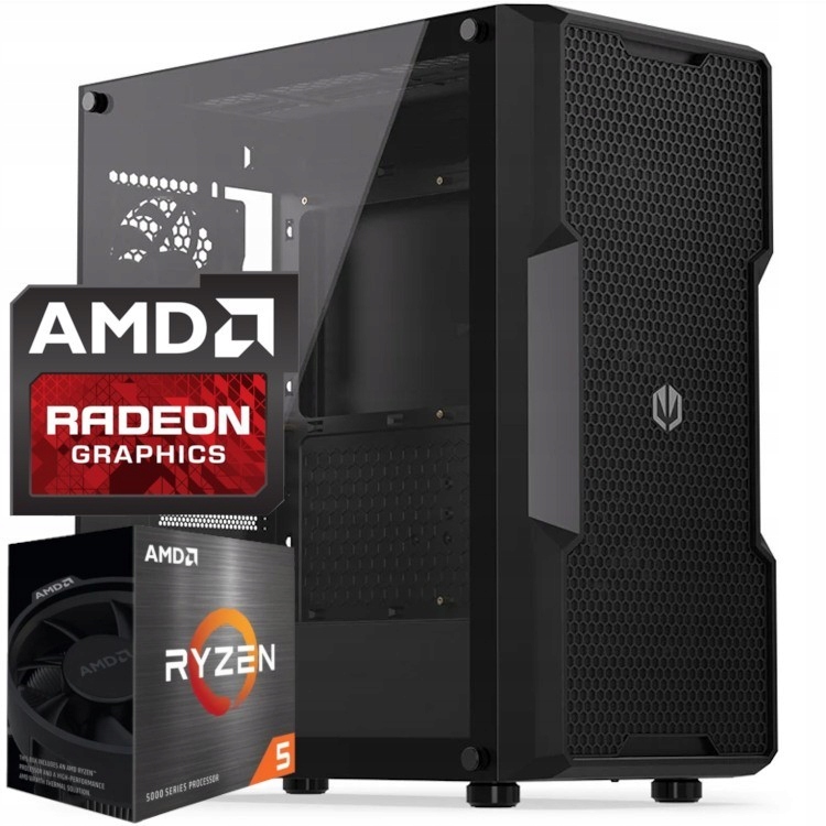 GAMINGOWY KOMPUTER DO GIER RYZEN 5 16GB 1TB SSD RX 580 8GB WINDOWS 11