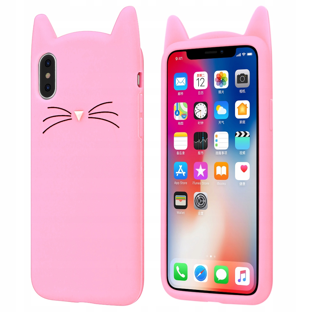 Etui iPhone 6 6S Case Kocie Uszy WĄSY Kot