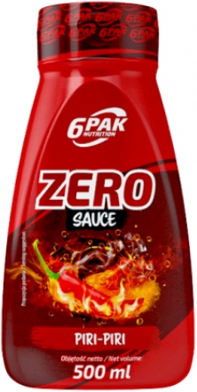 6PAK Sauce ZERO 500ml SOS BEZ KALORII PIRI-PIRI