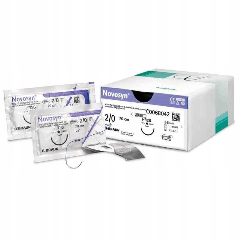 B.Braun Novosyn 3/0 nici chirurgiczne wchłanialne,