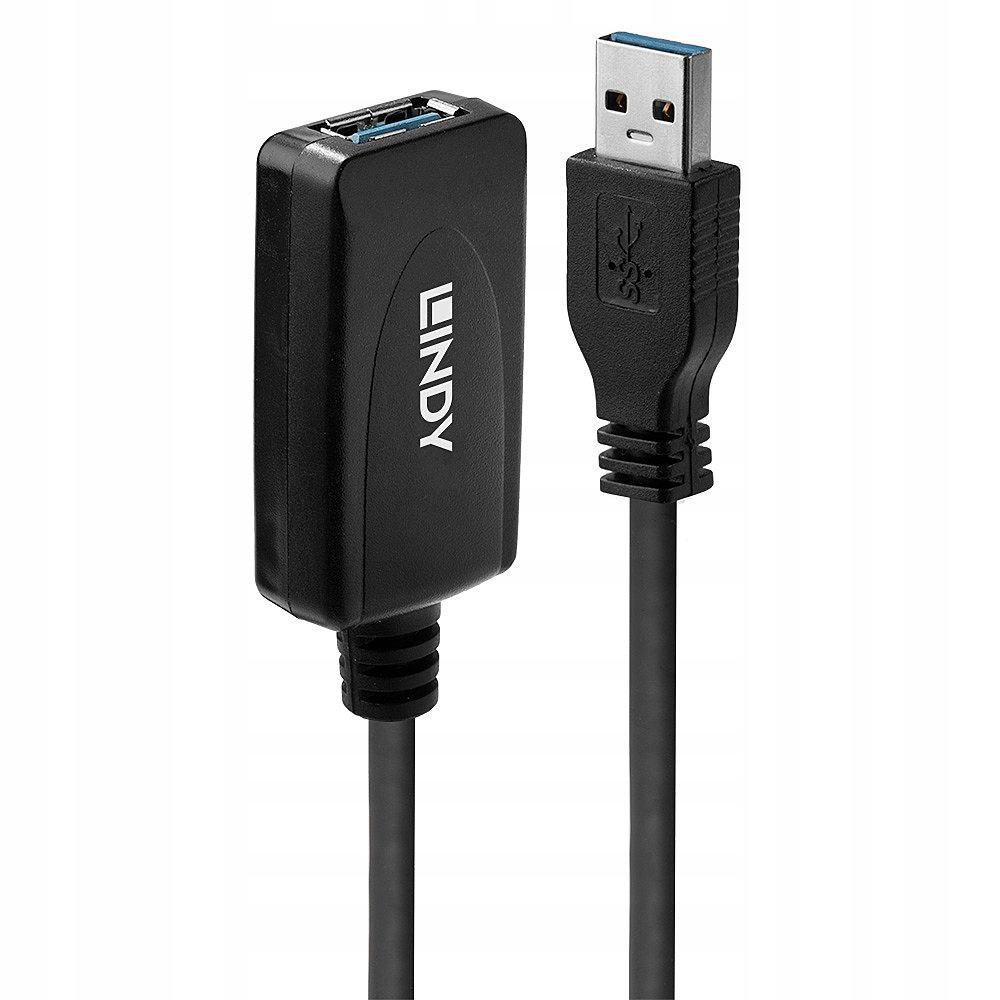 Aktywny przedłużacz USB 3.0 Lindy 5m, 43155