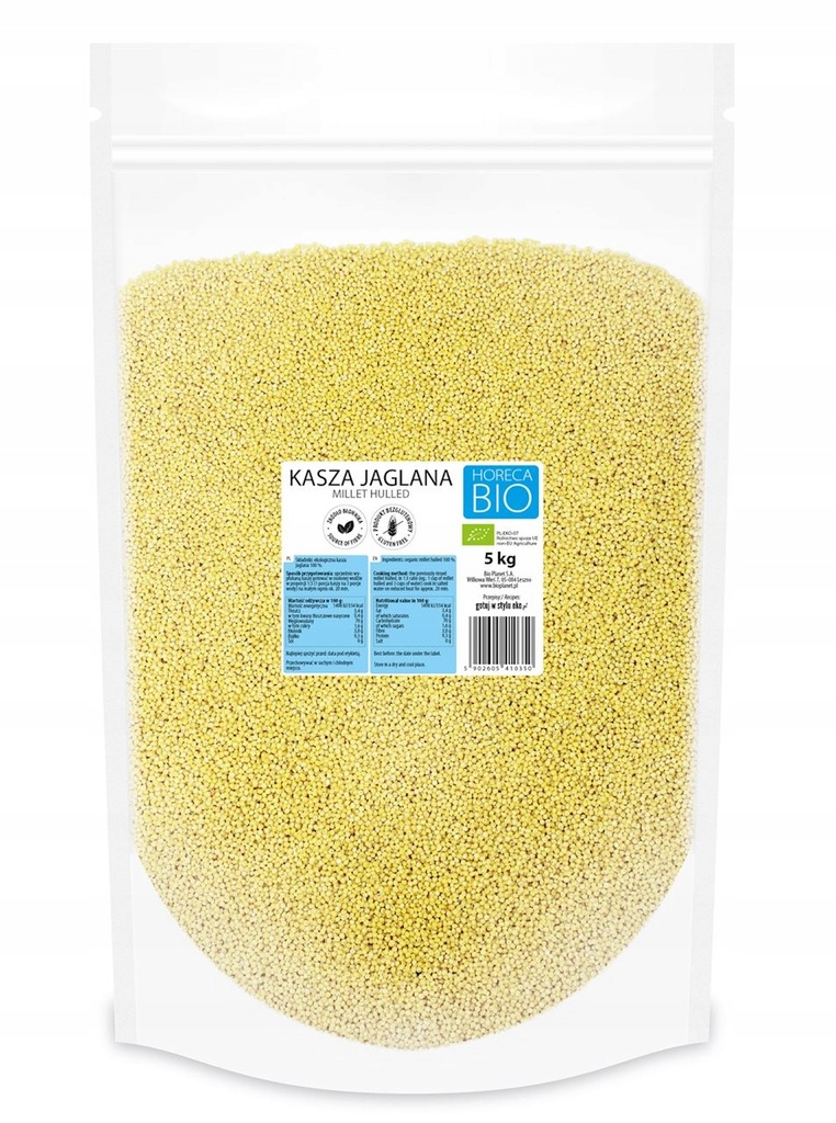 KASZA JAGLANA BEZGLUTENOWA BIO 5 kg - HORECA