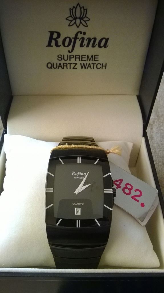 rofina supreme quartz watch