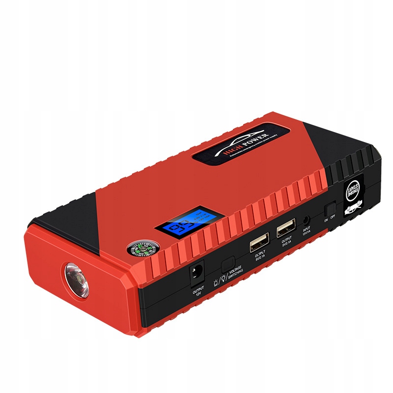 JUMP STARTER CAR BOOSTER ROZRUCH POWERBANK LCD 13027679813
