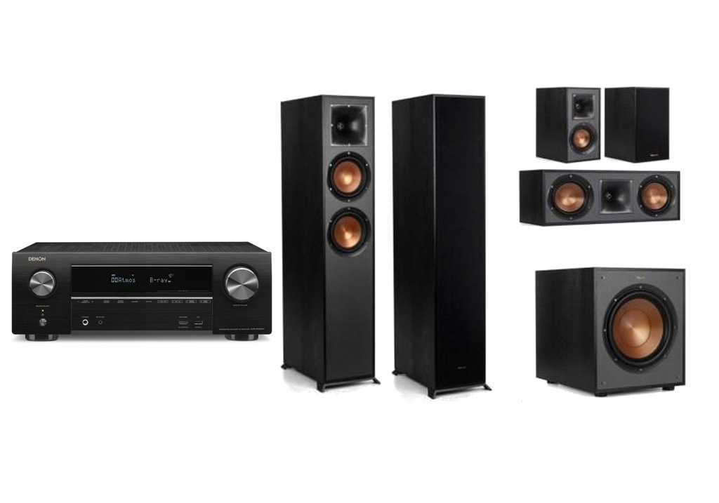 DENON X2500H KLIPSCH R-620 F R-41M R-25 C R-120 S