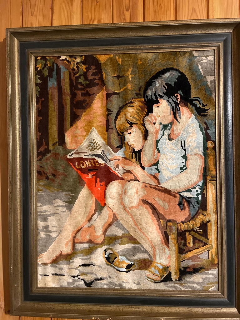 OBRAZEK GOBELIN W RAMCE 75х61cm