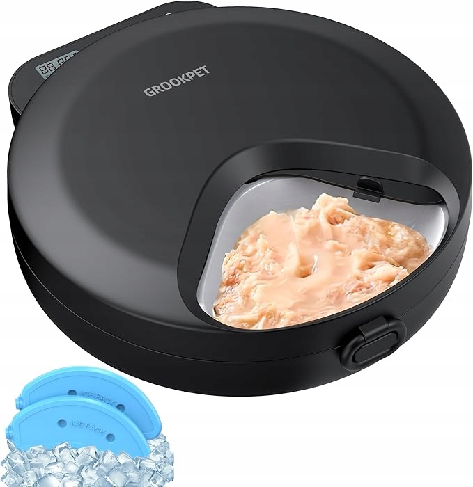 Pojemnik na karmę GROOKPET automatyczny podajnik dla kota psa z Timerem