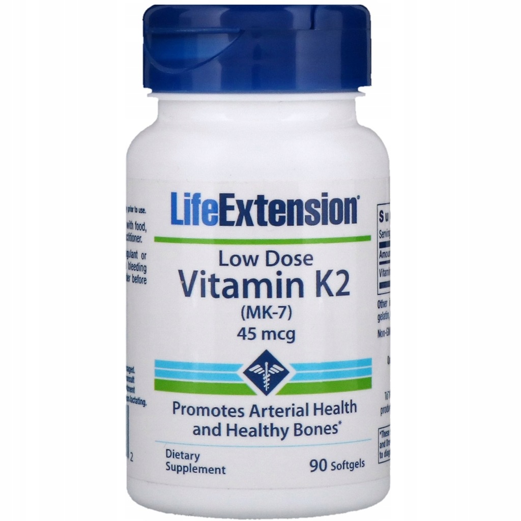 Life Extension Witamina K2 MK7 90 Softgel