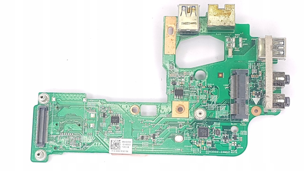 MODUŁ gniazdo USB DELL N5110 73KS1B 48.4IE14.011 USB USB3 LAN AUDIO MDL3009