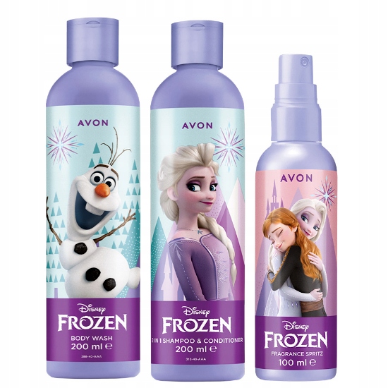 Avon Frozen Kids Zestaw Dla Dzieci Kraina Lodu 3w1