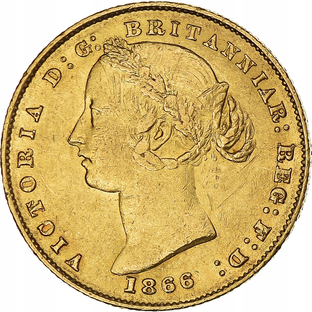 Moneta, Australia, Victoria, Sovereign, 1866, Sydn
