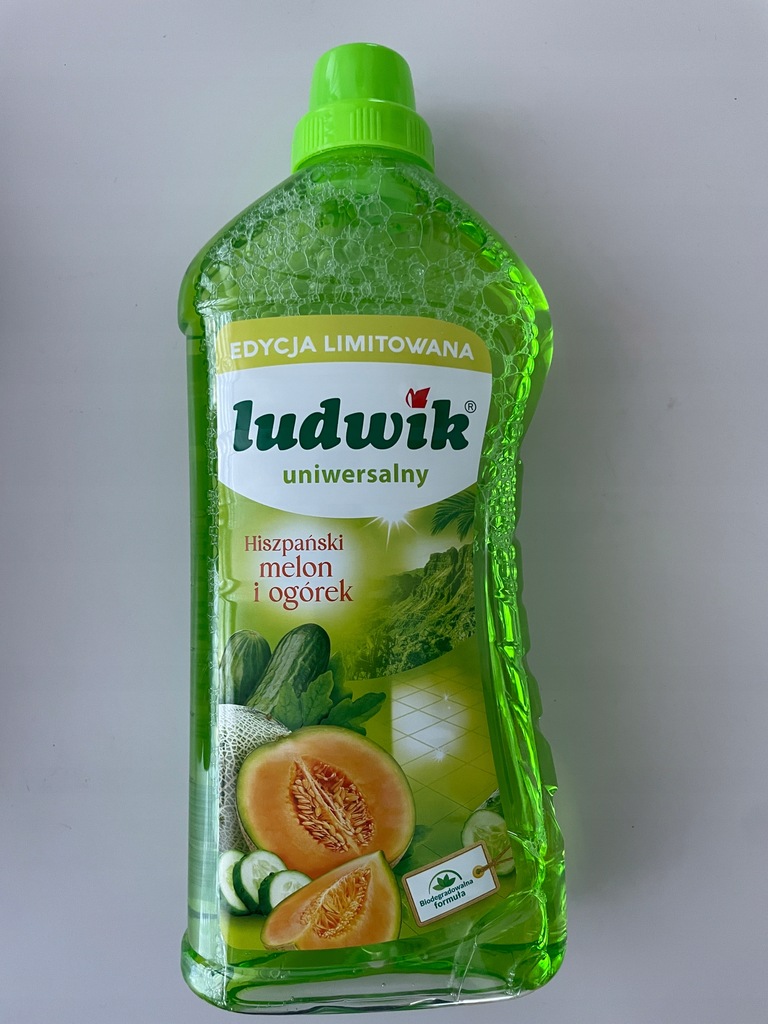 Płyn uniwersalny Ludwik hiszpański melon i ogórek 1l EDYCJA LIMITOWANA
