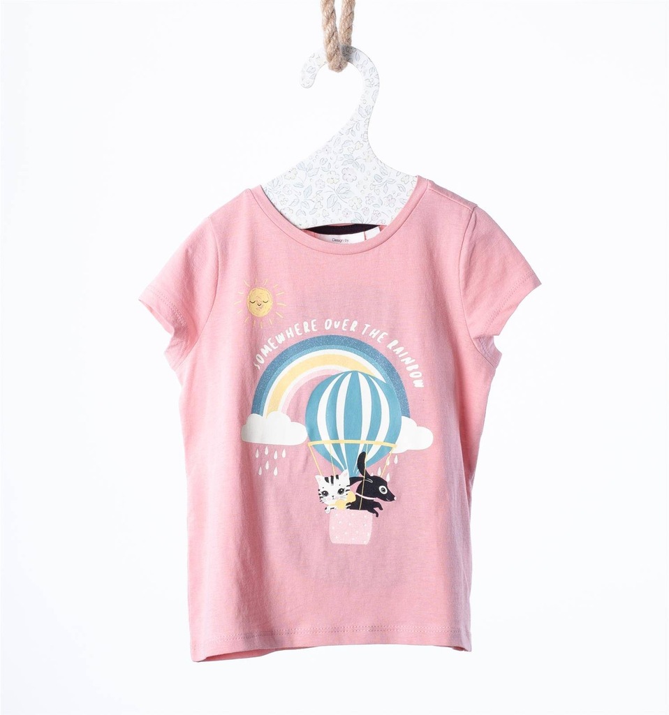 Bluzka t-shirt Dziewczynka 110/116 Kappahl