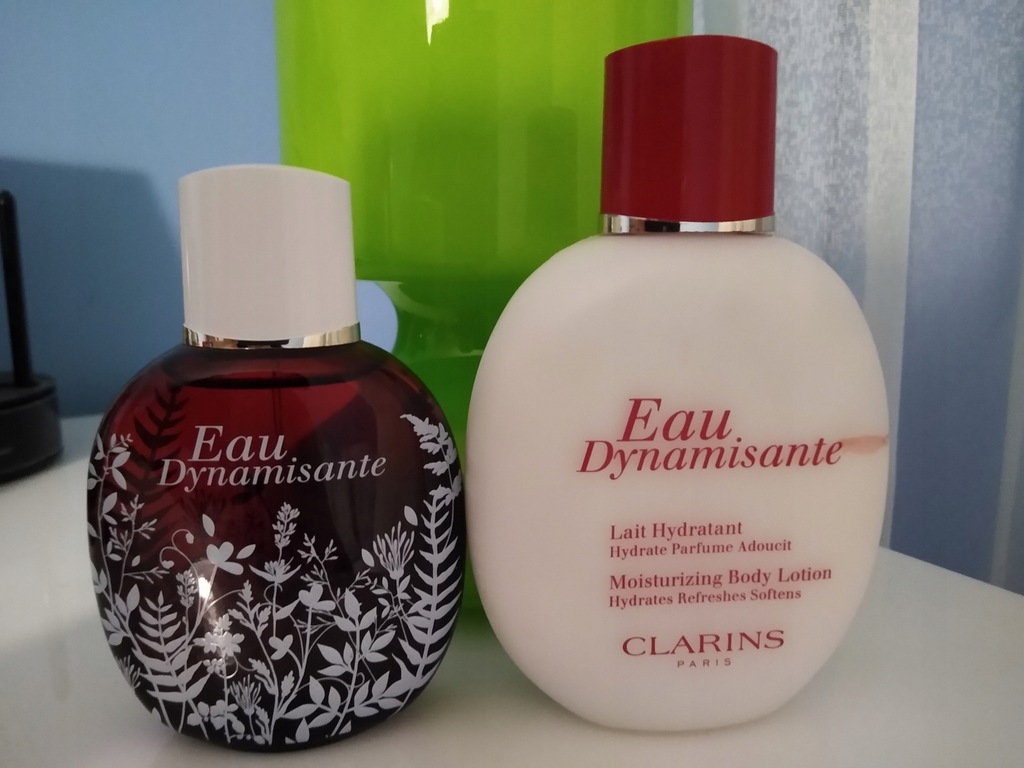 Clarins Eau Dynamisante EDT woda 100ml i balsam