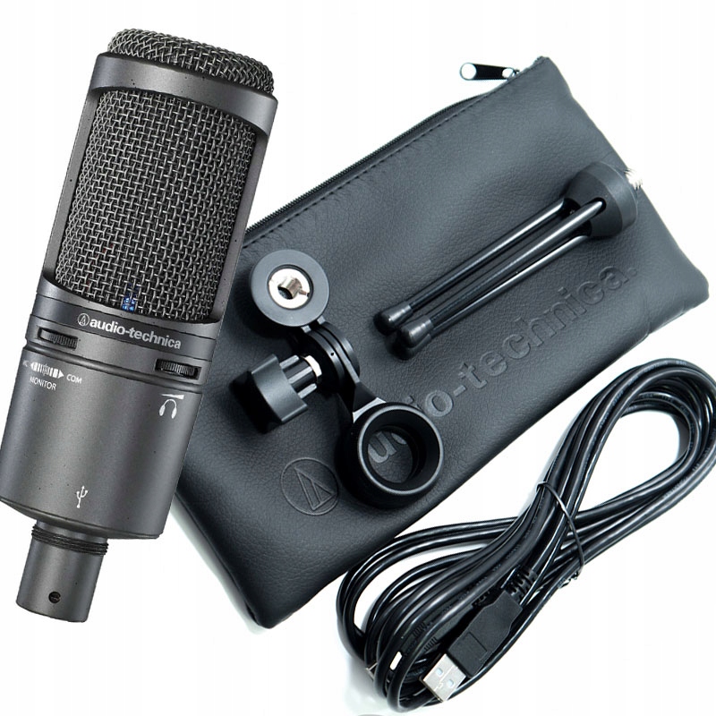 AUDIO-TECHNICA AT 2020 usb+ Mikrofon pojemnościowy studio domowe