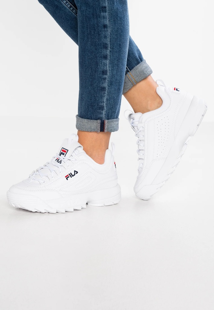 FILA 38 DISRUPTOR LOW SNEAKERSY BIAŁE R4434