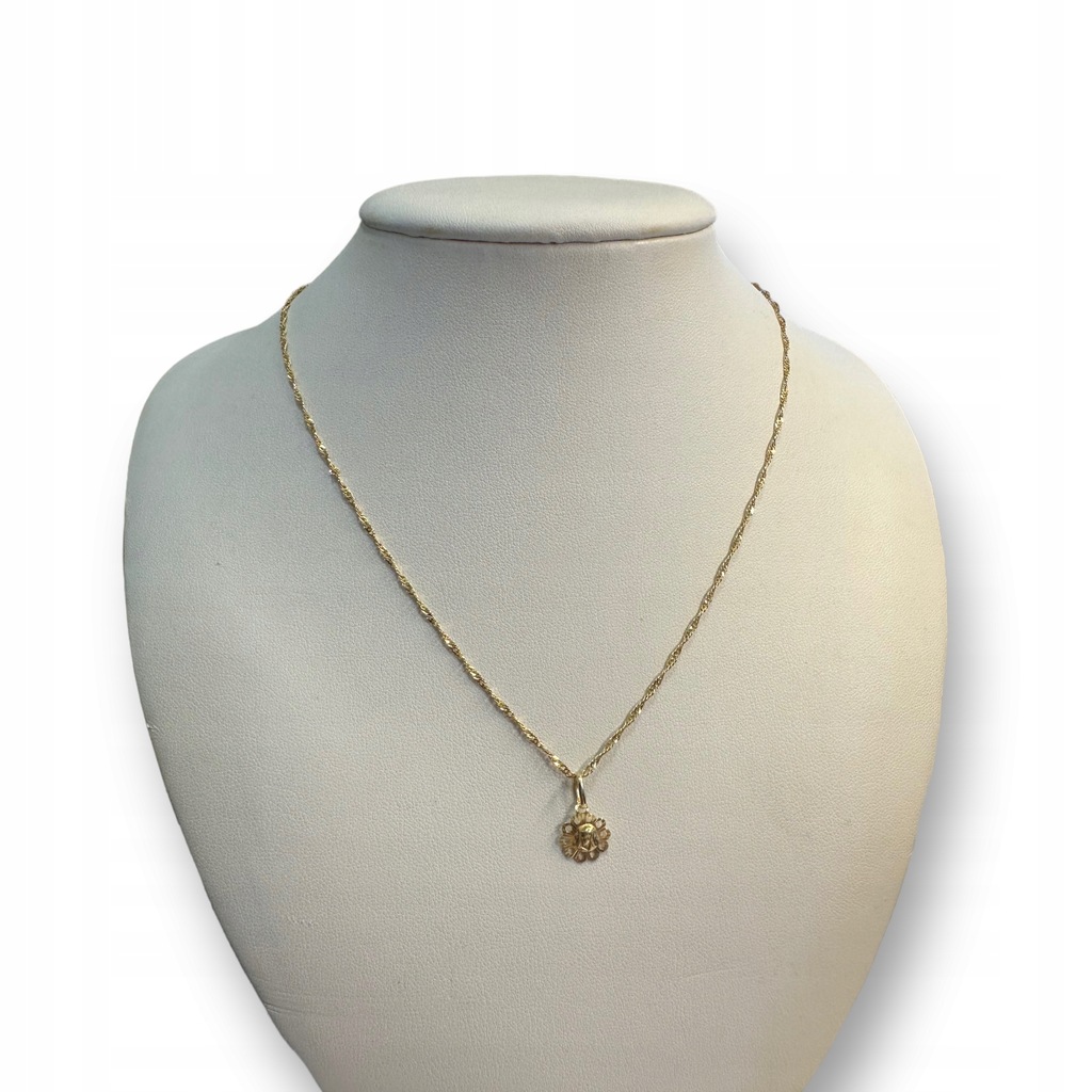 Złoty wyrób jubilerski 14-Karatow Zawieszka