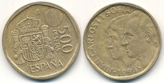 Hiszpania 500 Pesetas - 1994r ... Monety