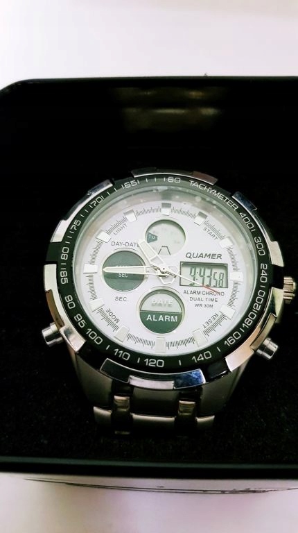 ZEGAREK QUAMER - 8857413095 - oficjalne archiwum Allegro