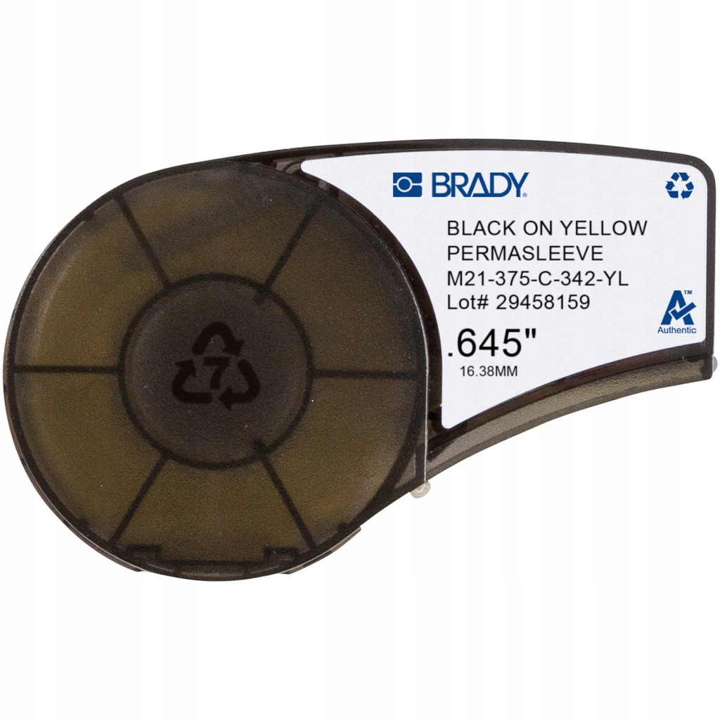Koszulki termokurczliwe do drukarek BMP21-PLUS i BMP21, 16,4x16,4 mm, białe