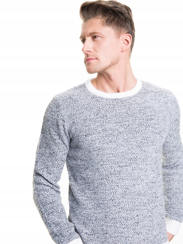 BIG STAR SWETER MĘSKI ZE WZOREM SIRMI 923 XL