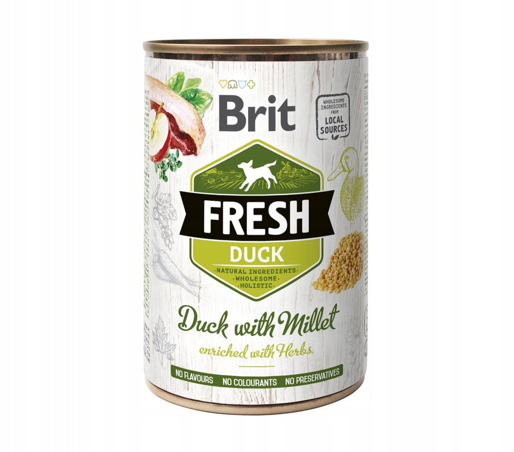 BRIT Fresh Puszka Duck Millet 400g