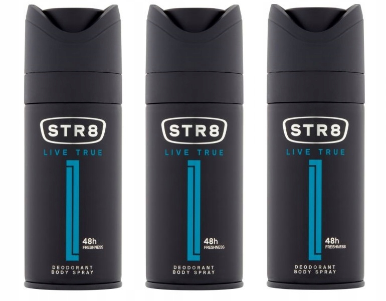 Dezodorant STR8 LIVE TRUE 150 ml spray PAKIET