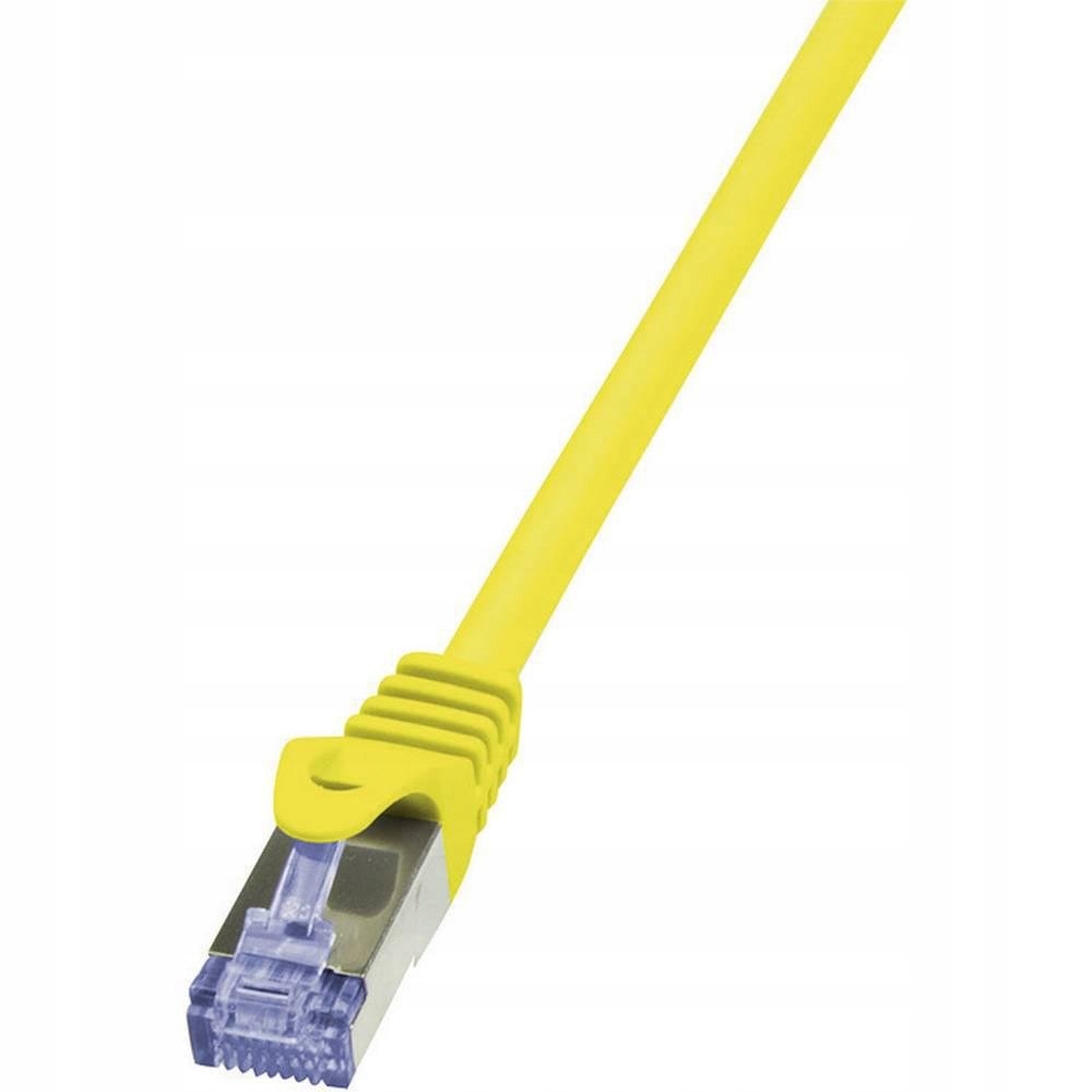 Patchcord S/FTP CAT 6A LogiLink CQ3037S żółty 1 m