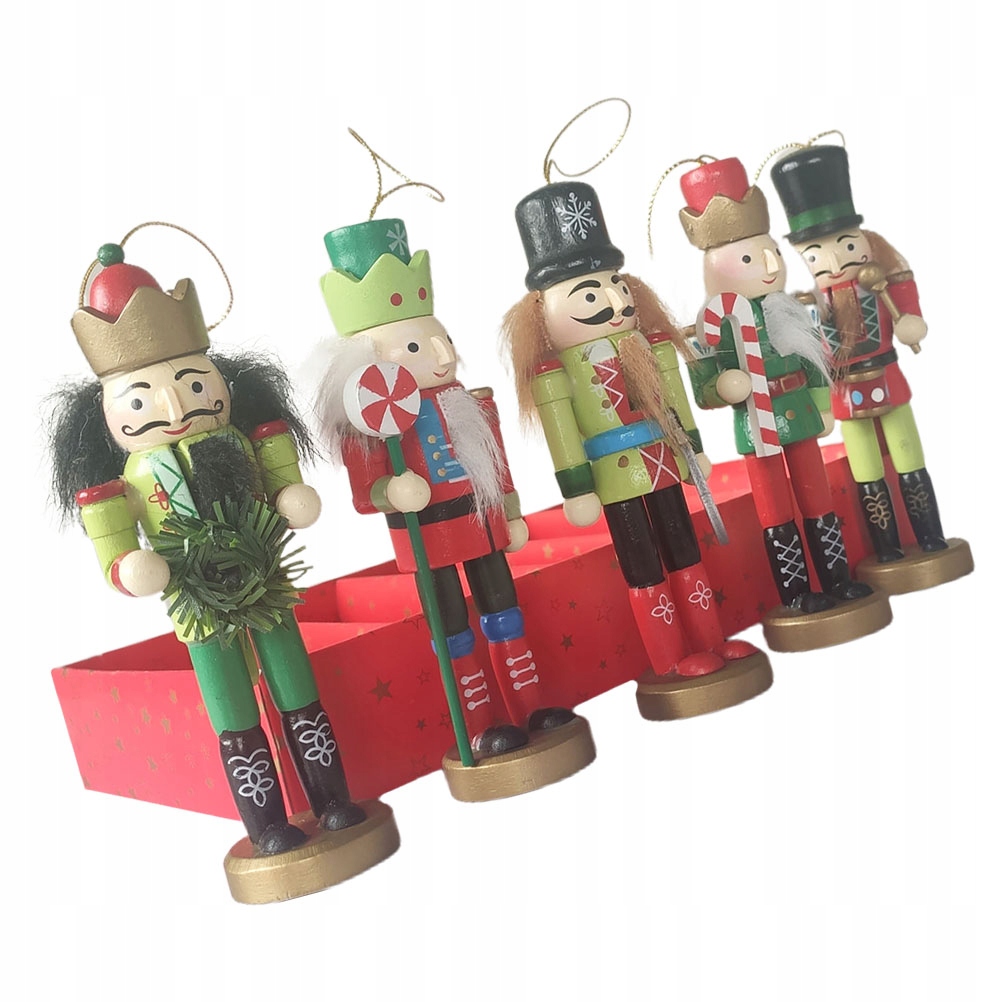 1 Set Wooden Nutcracker Soldier Puppet Decor Nutcr