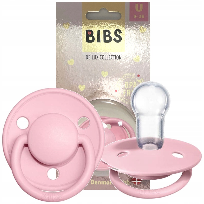 BIBS DE LUX SMOCZEK USPOKAJAJĄCY BABY PINK 036m 11110071711