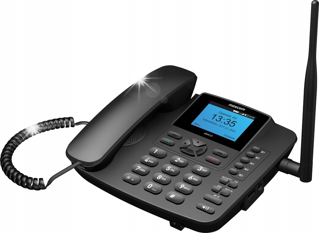 Telefon stacjonarny z GSM Maxcom Comfort MM41D LTE WiFi LAN