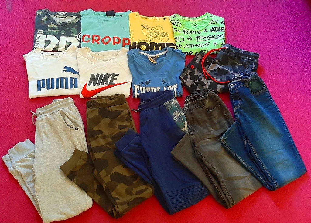 Zestaw CROPP NIKE PUMA RESERVED EVERLAST 13szt