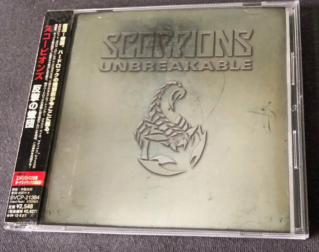 Scorpions – Unbreakable - I Wyd 2004 Japan + 2