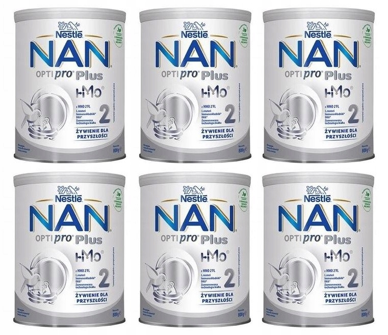 Nestle Nan OptiproPlus 2 mleko modyfikowane 6x800g