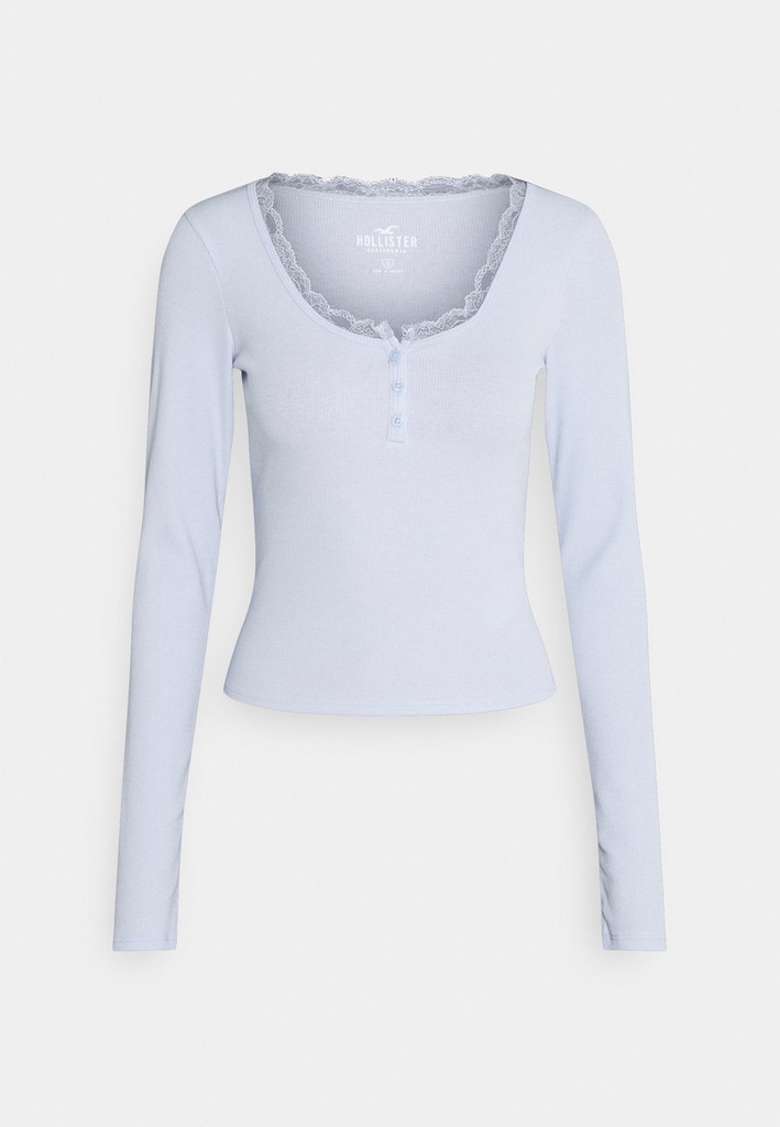 HOLLISTER BLUZKA DAMSKA NIEBIESKA BASIC XS BGA