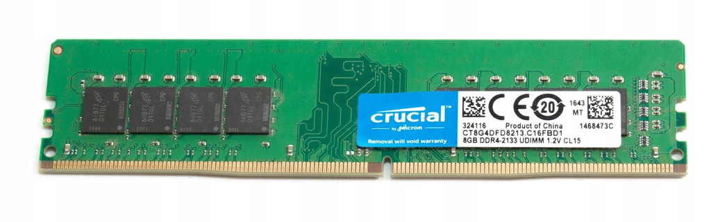 RAM Crucial 1x8GB 8GB CT8G4DFD8213 2133 MHz CL15