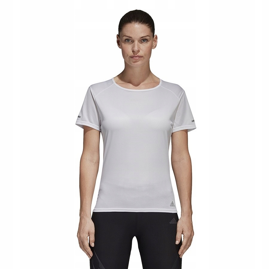 Koszulka adidas Run Tee W CG2018 biały M