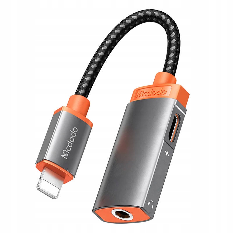 Adapter Lightning do AUX mini jack 3.5mm, Mcdodo CA06719 (czarny)