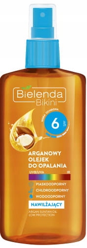 Bielenda Bikini Arganowy olejek do opalania SPF6