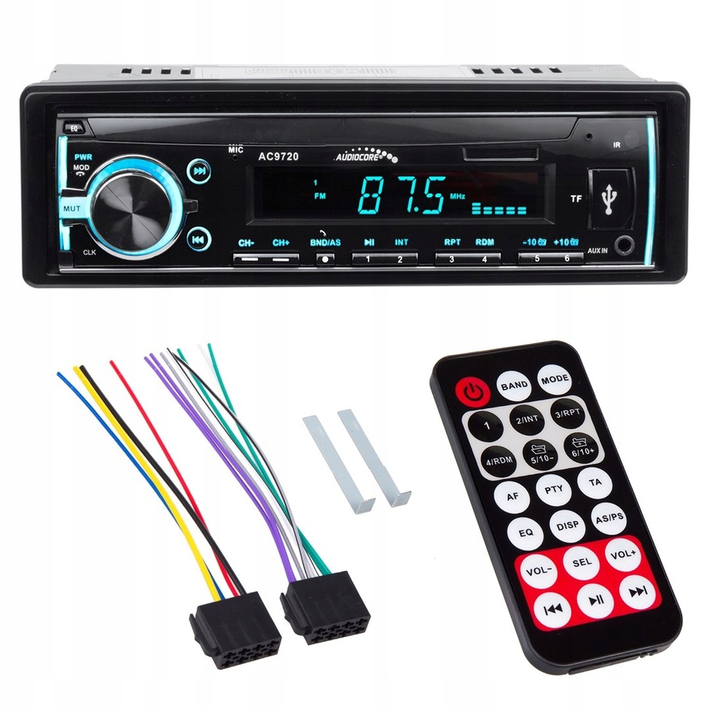 Radioodtwarzacz samochodowe AUDIOCORE AC9720B (USB